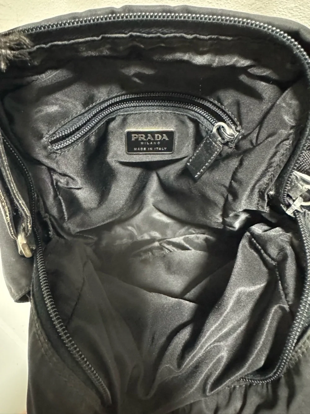 Authentic Prada Nero Tessuto Plate Crossbody - Picture 12 of 12